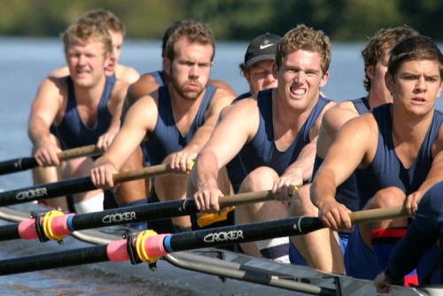 07 - The bronze medal winning Auckland Mens Intermediate Eight © Gerard O'Flynn